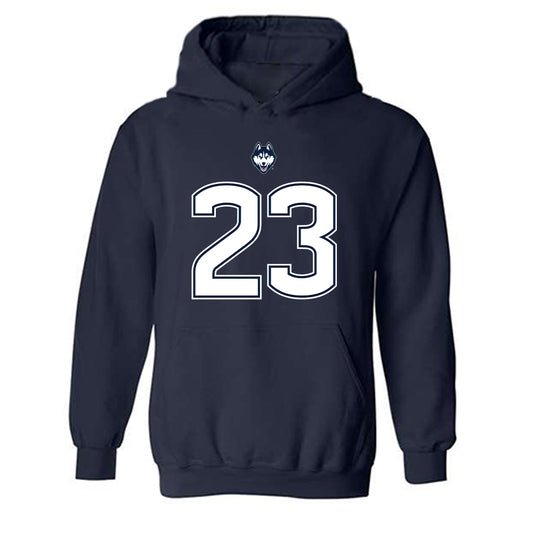 UConn - NCAA Football : Diondre Glover - Classic Shersey Hooded Sweatshirt-0