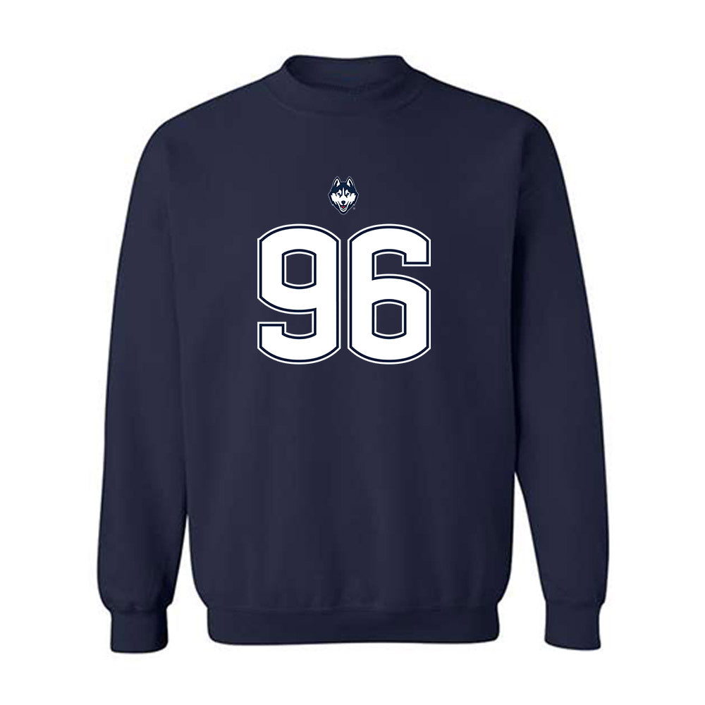 UConn - NCAA Football : Marquis Black - Classic Shersey Crewneck Sweatshirt-0