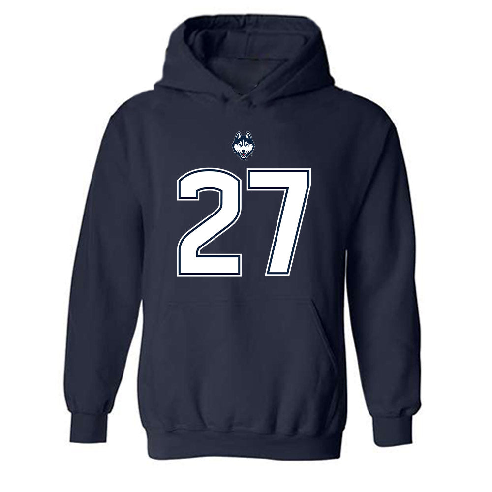 UConn - NCAA Football : Antoineo Harris - Classic Shersey Hooded Sweatshirt-0
