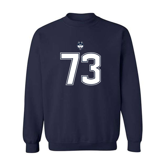 UConn - NCAA Football : Charley Leahy - Classic Shersey Crewneck Sweatshirt-0