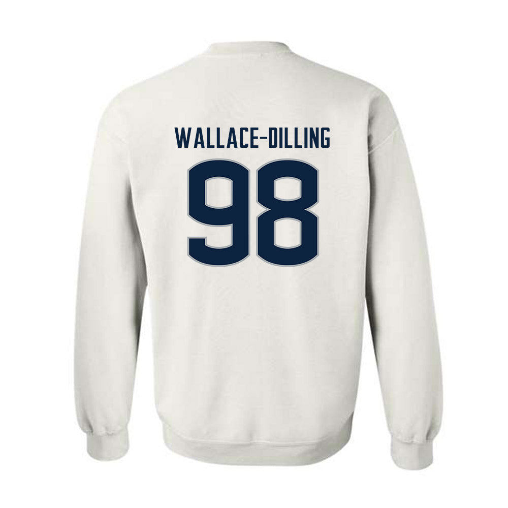 UConn - NCAA Football : Nathaniel Wallace-Dilling - Classic Shersey Crewneck Sweatshirt-1