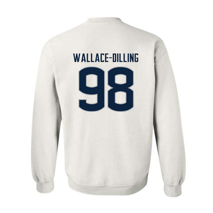 UConn - NCAA Football : Nathaniel Wallace-Dilling - Classic Shersey Crewneck Sweatshirt-1