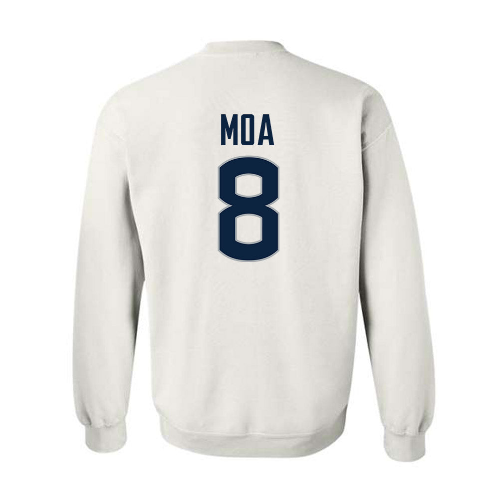 UConn - NCAA Football : Sione Moa - Classic Shersey Crewneck Sweatshirt-1