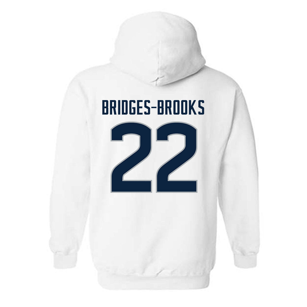 UConn - NCAA Football : Axavier Bridges-Brooks - Classic Shersey Hooded Sweatshirt-1