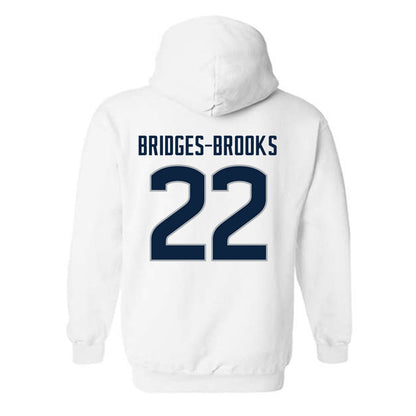 UConn - NCAA Football : Axavier Bridges-Brooks - Classic Shersey Hooded Sweatshirt-1