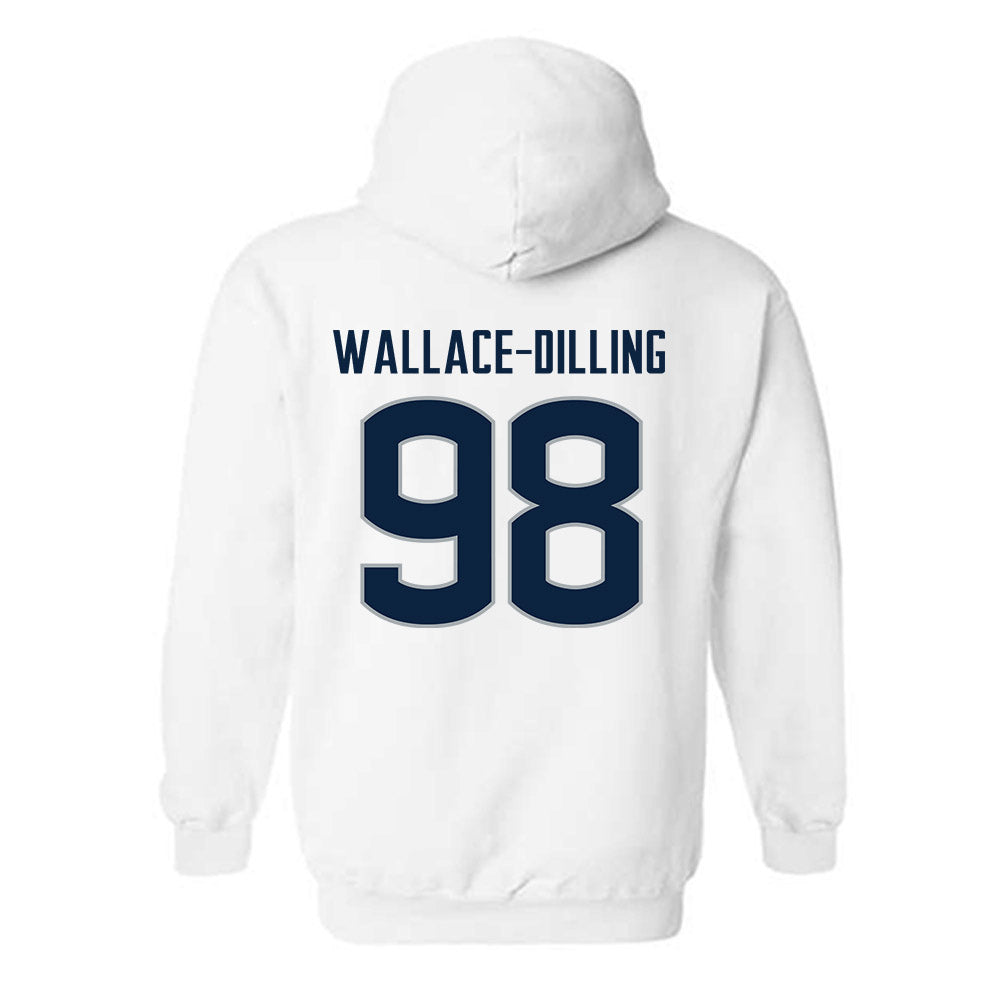 UConn - NCAA Football : Nathaniel Wallace-Dilling - Classic Shersey Hooded Sweatshirt-1