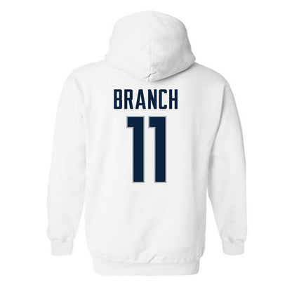 UConn - NCAA Football : Donovan Branch - Classic Shersey Hooded Sweatshirt-1