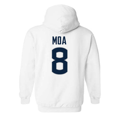 UConn - NCAA Football : Sione Moa - Classic Shersey Hooded Sweatshirt-1
