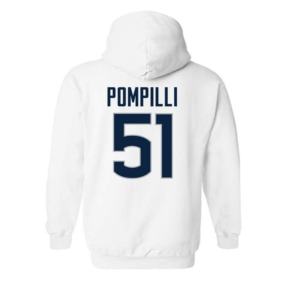 UConn - NCAA Football : Nick Pompilli - Classic Shersey Hooded Sweatshirt-1