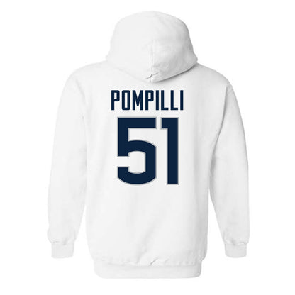 UConn - NCAA Football : Nick Pompilli - Classic Shersey Hooded Sweatshirt-1