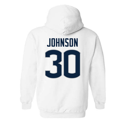 UConn - NCAA Football : Charles Johnson - Classic Shersey Hooded Sweatshirt-1