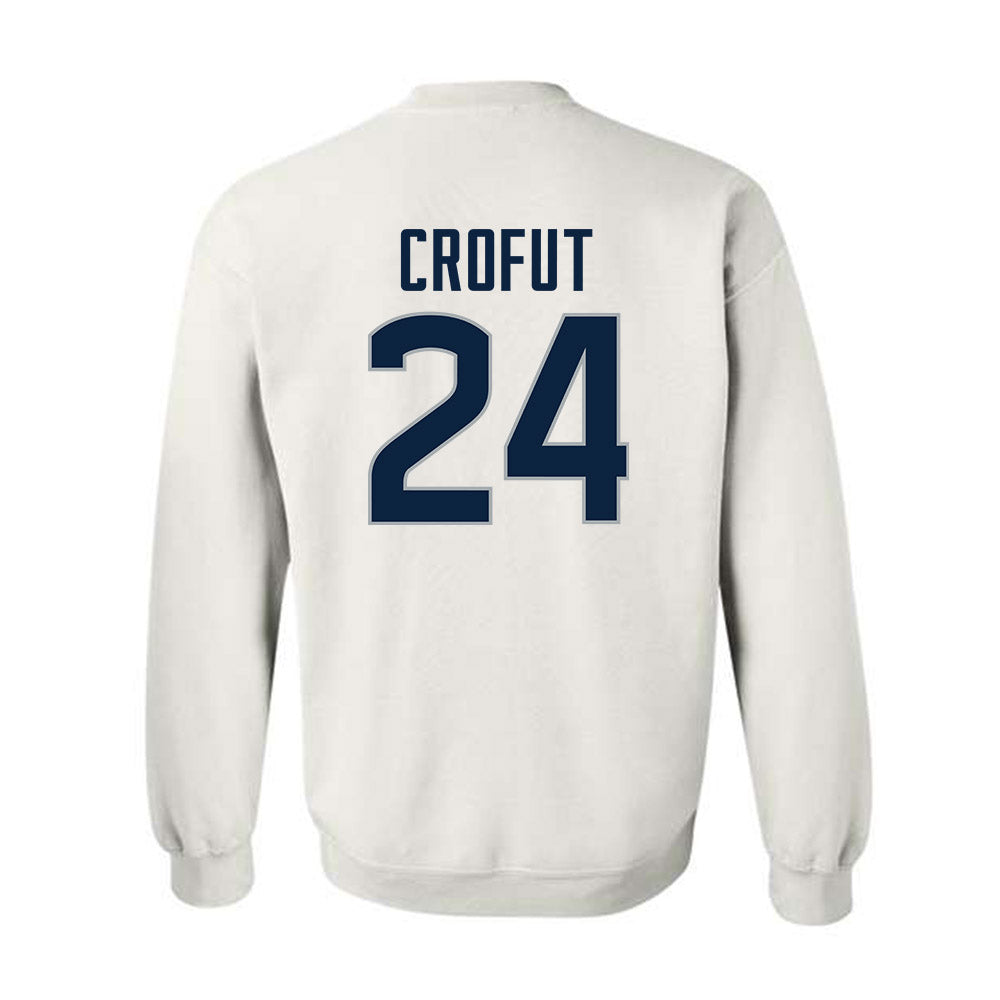 UConn - NCAA Football : Tashi Crofut - Classic Shersey Crewneck Sweatshirt-1