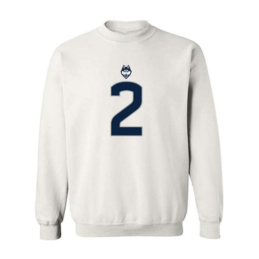 UConn - NCAA Football : Jediyah Willoughby - Classic Shersey Crewneck Sweatshirt-0