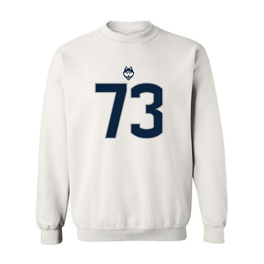 UConn - NCAA Football : Charley Leahy - Classic Shersey Crewneck Sweatshirt-0