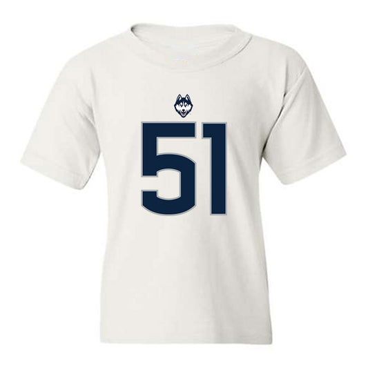 UConn - NCAA Football : Joe McGann - Classic Shersey Youth T-Shirt-0