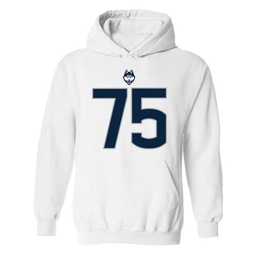 UConn - NCAA Football : Hill Greenlee - Classic Shersey Hooded Sweatshirt-0