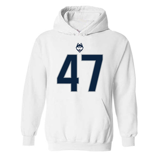 UConn - NCAA Football : Zachary Christinat - Classic Shersey Hooded Sweatshirt