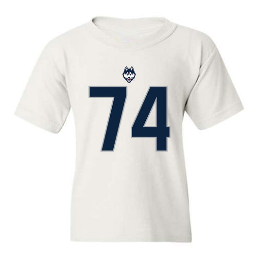 UConn - NCAA Football : Jayden Bass - Youth T-Shirt