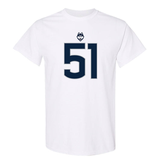 UConn - NCAA Football : Joe McGann - Classic Shersey T-Shirt-0