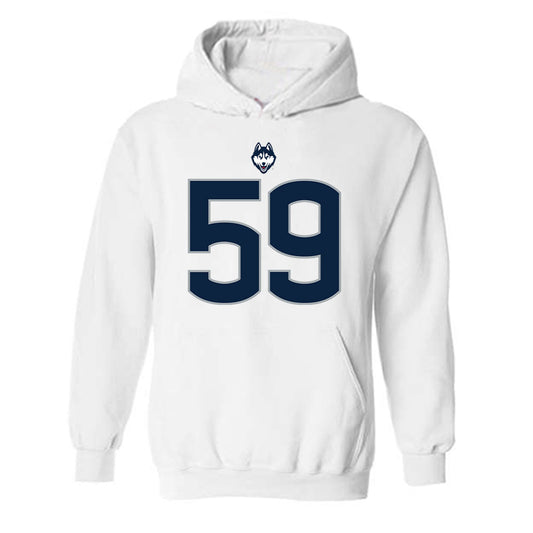 UConn - NCAA Football : Finn Wilkins - Hooded Sweatshirt
