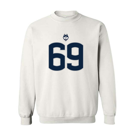 UConn - NCAA Football : Ty Chan - Classic Shersey Crewneck Sweatshirt-0