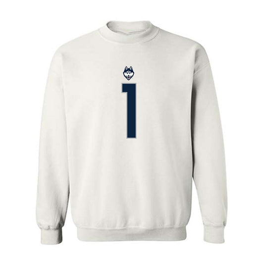 UConn - NCAA Football : Ben Smiley III - Classic Shersey Crewneck Sweatshirt-0