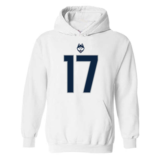 UConn - NCAA Football : Connor Stutz - Hooded Sweatshirt