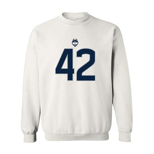 UConn - NCAA Football : Michael Burton Jr - Classic Shersey Crewneck Sweatshirt-0