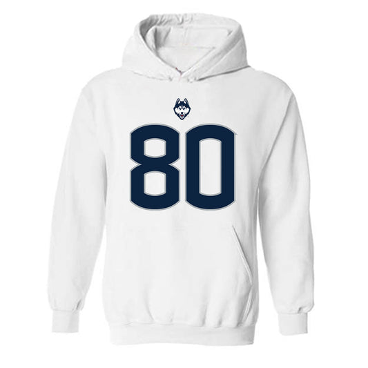 UConn - NCAA Football : John Neider - Classic Shersey Hooded Sweatshirt-0