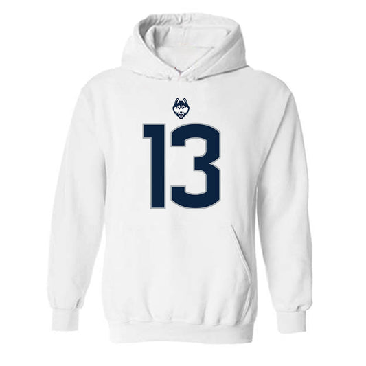 UConn - NCAA Football : Chris Parker - Classic Shersey Hooded Sweatshirt-0