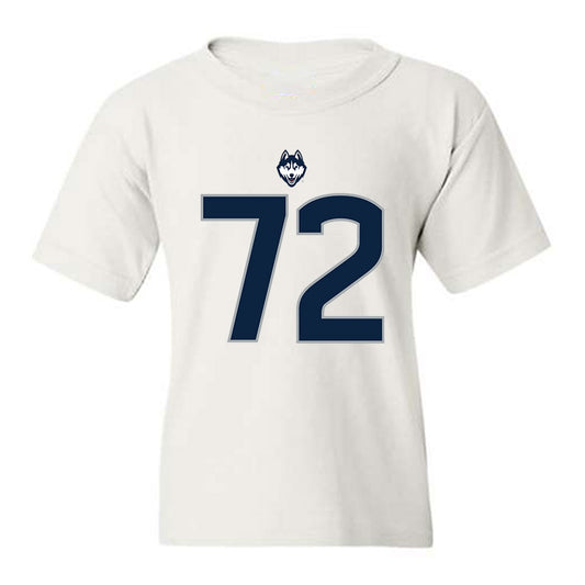 UConn - NCAA Football : Josh Tavui - Classic Shersey Youth T-Shirt-0