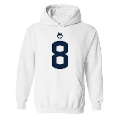 UConn - NCAA Football : Sione Moa - Classic Shersey Hooded Sweatshirt-0