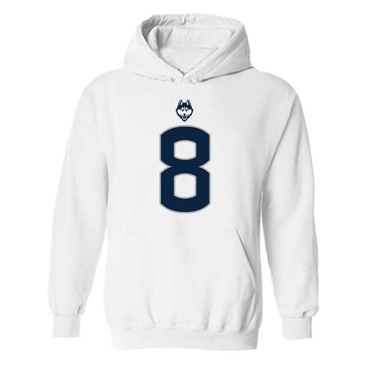 UConn - NCAA Football : Sione Moa - Classic Shersey Hooded Sweatshirt-0