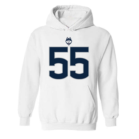 UConn - NCAA Football : Vincent Jackson - Classic Shersey Hooded Sweatshirt-0