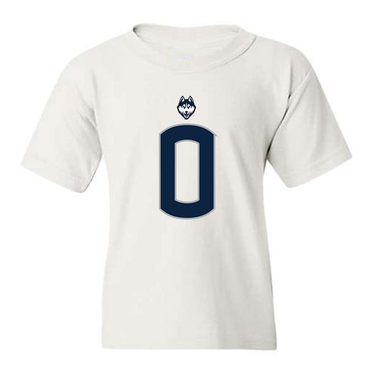 UConn - NCAA Football : Jordan Wright - Classic Shersey Youth T-Shirt-0