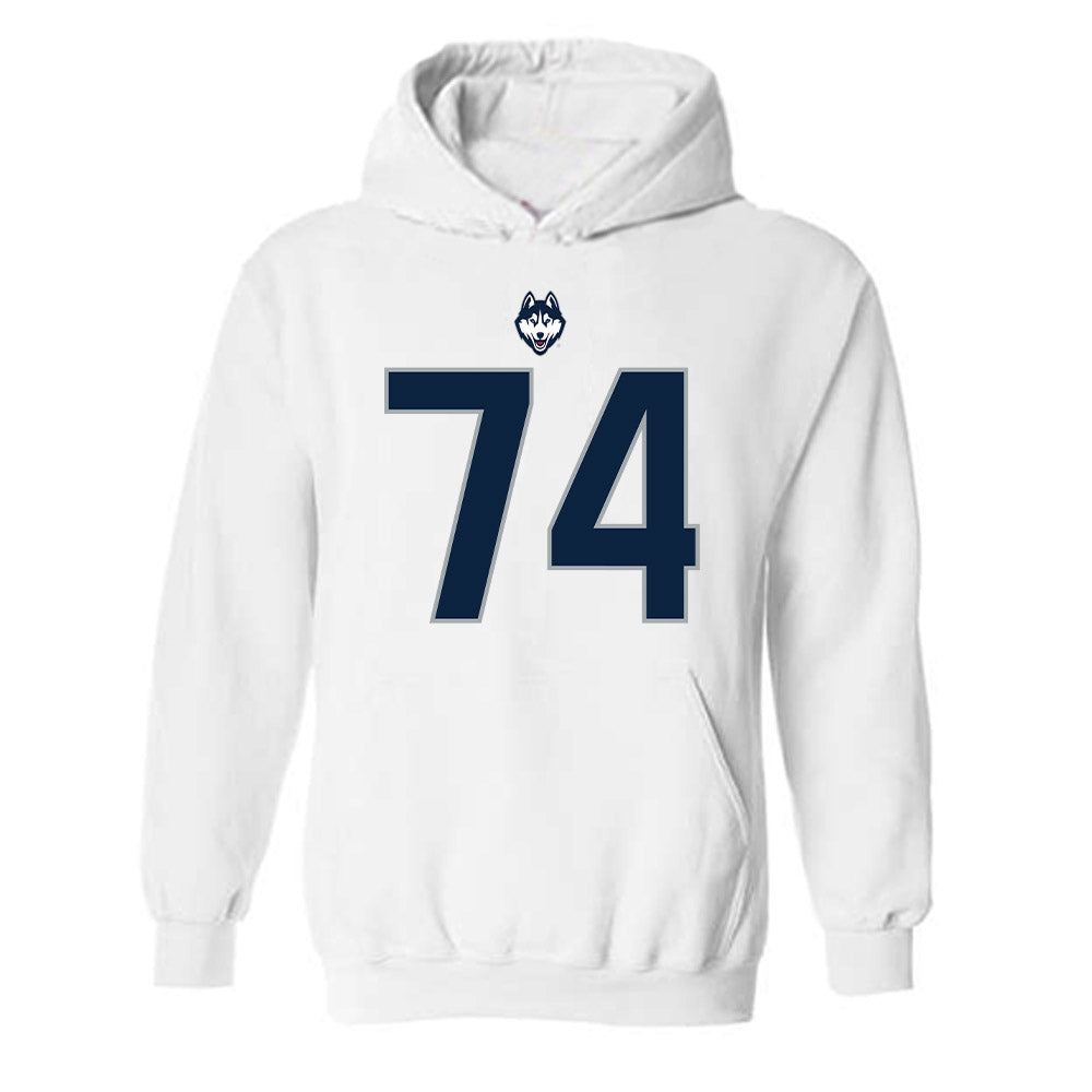 UConn - NCAA Football : Jayden Bass - Hooded Sweatshirt