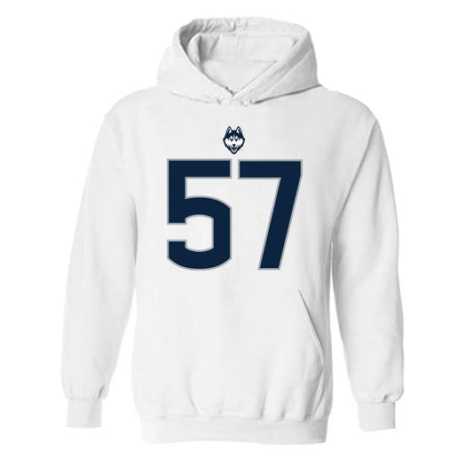 UConn - NCAA Football : Ed Entsiwah - Classic Shersey Hooded Sweatshirt-0