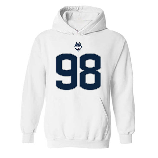 UConn - NCAA Football : Leo Ricci - Classic Shersey Hooded Sweatshirt-0