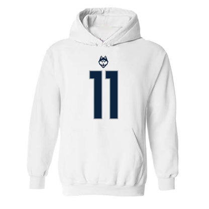 UConn - NCAA Football : Donovan Branch - Classic Shersey Hooded Sweatshirt-0