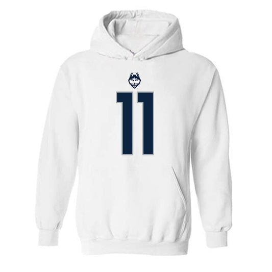 UConn - NCAA Football : Donovan Branch - Classic Shersey Hooded Sweatshirt-0