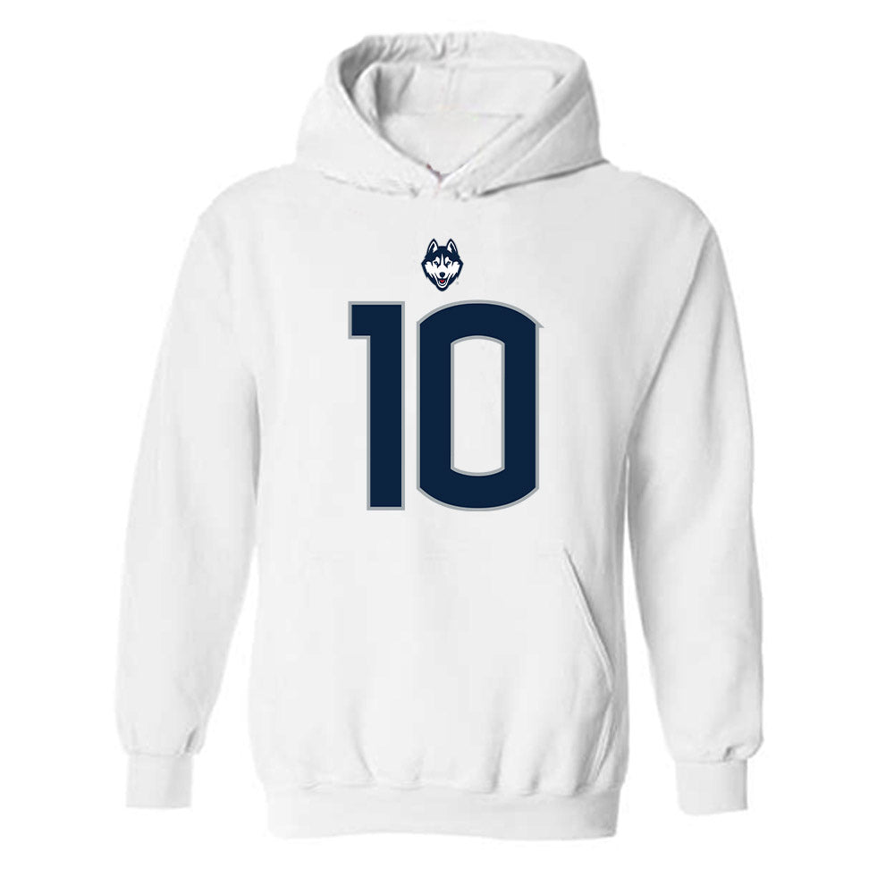 UConn - NCAA Football : Caleb Smith - Classic Shersey Hooded Sweatshirt-0