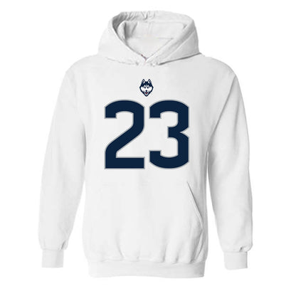 UConn - NCAA Football : Diondre Glover - Classic Shersey Hooded Sweatshirt-0
