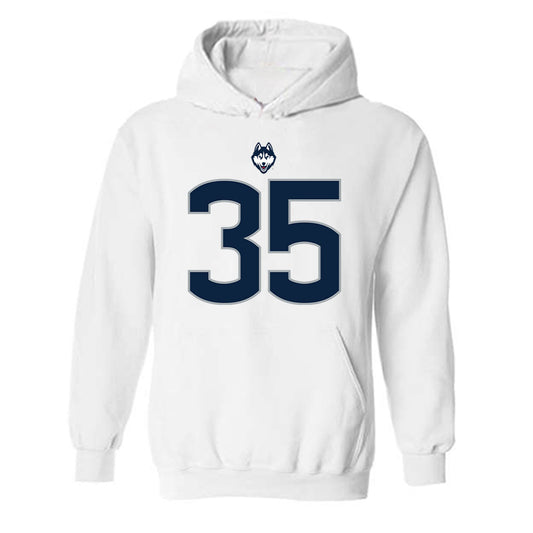UConn - NCAA Football : Spencer Sullins - Classic Shersey Hooded Sweatshirt-0