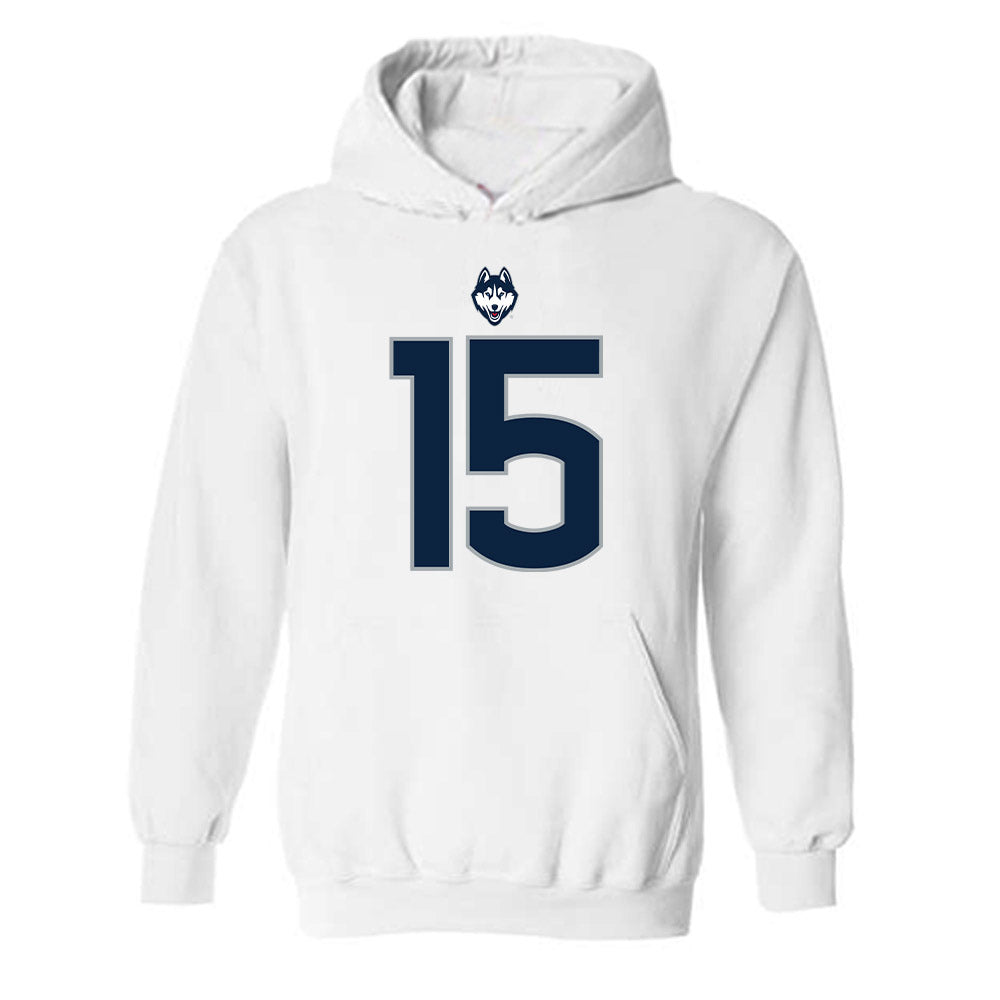 UConn - NCAA Football : Bryan Domino - Hooded Sweatshirt