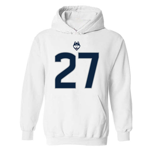 UConn - NCAA Football : Antoineo Harris - Classic Shersey Hooded Sweatshirt-0