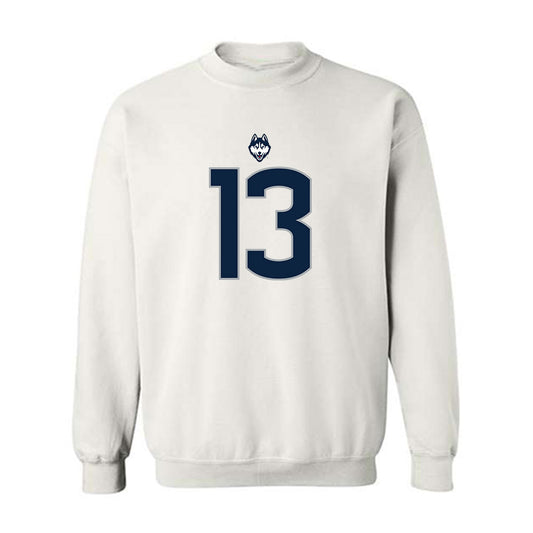 UConn - NCAA Football : Bo Polston - Classic Shersey Crewneck Sweatshirt-0
