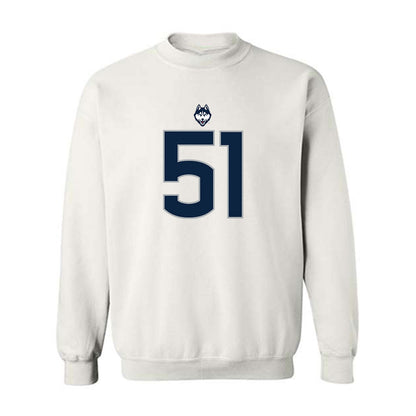 UConn - NCAA Football : Joe McGann - Classic Shersey Crewneck Sweatshirt-0