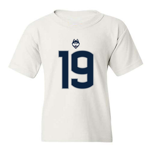 UConn - NCAA Football : Ethan Hogg - Classic Shersey Youth T-Shirt-0