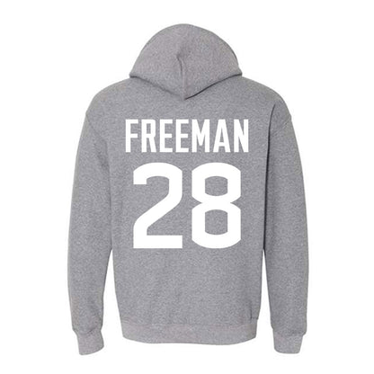 UConn - NCAA Football : Christopher Freeman - Sports Shersey Hooded Sweatshirt