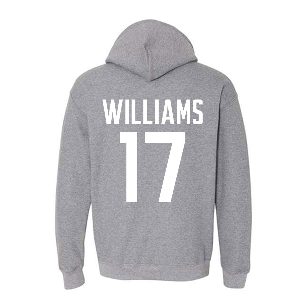 UConn - NCAA Football : Teddy Williams - Sports Shersey Hooded Sweatshirt